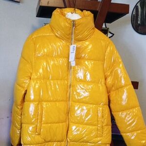 Sunny Yellow Puffer Jacket
